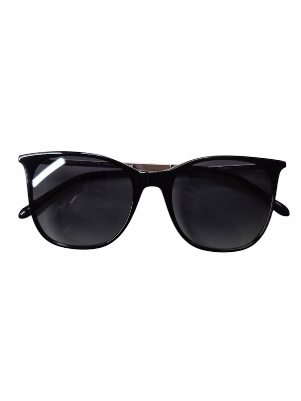 QUINCE Poppy Polarized Acetate Sunglasses Black/Gray Gradient Lens 3745